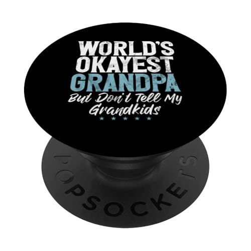 Der beste Opa der Welt, aber sag es nicht meinen Enkelkindern, Papa PopSockets Klebender PopGrip Der beste Opa der Welt, aber sag es nicht meinen Enkelkindern, Papa PopSockets Klebender PopGrip von Funny Grandpa Vintage Father's Day Gifts Granddad
