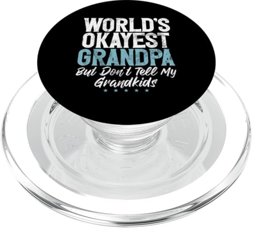 Der beste Opa der Welt, aber sag es nicht meinen Enkelkindern, Papa PopSockets PopGrip für MagSafe Der beste Opa der Welt, aber sag es nicht meinen Enkelkindern, Papa PopSockets PopGrip für MagSafe von Funny Grandpa Vintage Father's Day Gifts Granddad