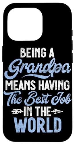 Ein Opa zu sein bedeutet, den besten Job der Welt zu haben Hülle für iPhone 16 Pro von Funny Grandpa Vintage Father's Day Gifts Granddad
