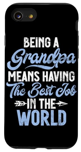 Ein Opa zu sein bedeutet, den besten Job der Welt zu haben Hülle für iPhone SE (2020) / 7 / 8 von Funny Grandpa Vintage Father's Day Gifts Granddad