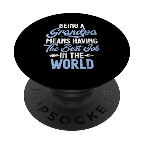 Ein Opa zu sein bedeutet, den besten Job der Welt zu haben PopSockets Klebender PopGrip Ein Opa zu sein bedeutet, den besten Job der Welt zu haben PopSockets Klebender PopGrip von Funny Grandpa Vintage Father's Day Gifts Granddad