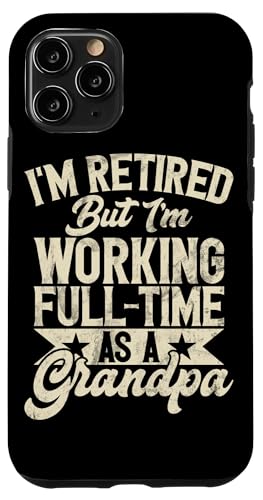 Ich bin im Ruhestand, aber ich arbeite Vollzeit als Opa Pops Hülle für iPhone 11 Pro Ich bin im Ruhestand, aber ich arbeite Vollzeit als Opa Pops Hülle für iPhone 11 Pro von Funny Grandpa Vintage Father's Day Gifts Granddad