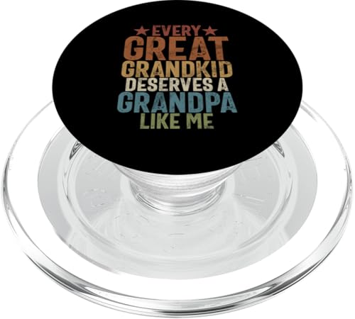 Jeder Urenkel verdient einen Opa wie ich, Großvater PopSockets PopGrip für MagSafe Jeder Urenkel verdient einen Opa wie ich, Großvater PopSockets PopGrip für MagSafe von Funny Grandpa Vintage Father's Day Gifts Granddad