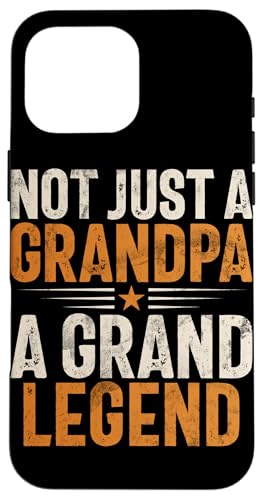 Nicht nur ein Opa, eine große Legende, Großvater, Großvater Hülle für iPhone 16 Pro Max Nicht nur ein Opa, eine große Legende, Großvater, Großvater Hülle für iPhone 16 Pro Max von Funny Grandpa Vintage Father's Day Gifts Granddad