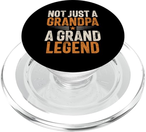 Nicht nur ein Opa, eine große Legende, Großvater, Großvater PopSockets PopGrip für MagSafe von Funny Grandpa Vintage Father's Day Gifts Granddad