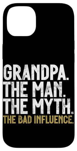 Opa Der Mann Der Mythos Der schlechte Einfluss Großvater Pops Hülle für iPhone 14 Plus Opa Der Mann Der Mythos Der schlechte Einfluss Großvater Pops Hülle für iPhone 14 Plus von Funny Grandpa Vintage Father's Day Gifts Granddad