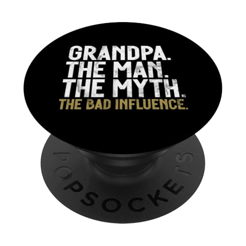 Opa Der Mann Der Mythos Der schlechte Einfluss Großvater Pops PopSockets Klebender PopGrip Opa Der Mann Der Mythos Der schlechte Einfluss Großvater Pops PopSockets Klebender PopGrip von Funny Grandpa Vintage Father's Day Gifts Granddad