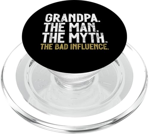 Opa Der Mann Der Mythos Der schlechte Einfluss Großvater Pops PopSockets PopGrip für MagSafe Opa Der Mann Der Mythos Der schlechte Einfluss Großvater Pops PopSockets PopGrip für MagSafe von Funny Grandpa Vintage Father's Day Gifts Granddad
