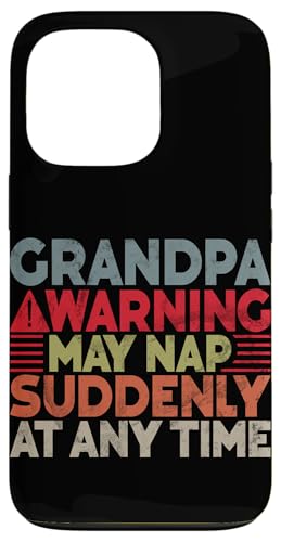 Opa Warning kann jederzeit plötzlich ein Nickerchen machen, Großeltern Hülle für iPhone 13 Pro Opa Warning kann jederzeit plötzlich ein Nickerchen machen, Großeltern Hülle für iPhone 13 Pro von Funny Grandpa Vintage Father's Day Gifts Granddad