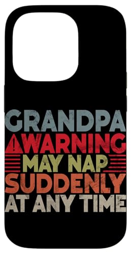 Opa Warning kann jederzeit plötzlich ein Nickerchen machen, Großeltern Hülle für iPhone 14 Pro Opa Warning kann jederzeit plötzlich ein Nickerchen machen, Großeltern Hülle für iPhone 14 Pro von Funny Grandpa Vintage Father's Day Gifts Granddad