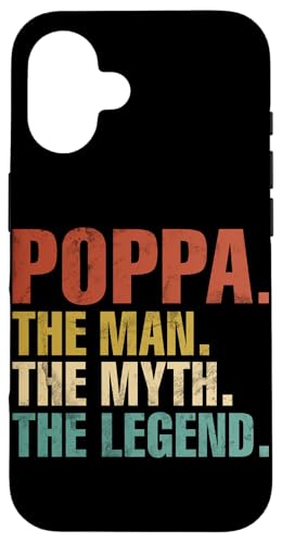 Papa Der Mann Der Mythos Die Legende Großvater lässt Opa platzen Hülle für iPhone 16 von Funny Grandpa Vintage Father's Day Gifts Granddad