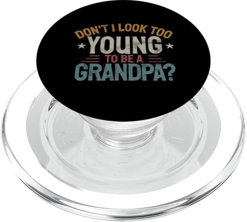 Sehe ich nicht zu jung aus, um Opa zu sein, Opa? Opa PopSockets PopGrip für MagSafe Sehe ich nicht zu jung aus, um Opa zu sein, Opa? Opa PopSockets PopGrip für MagSafe von Funny Grandpa Vintage Father's Day Gifts Granddad