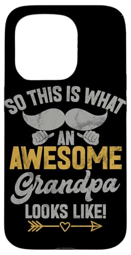 So sieht ein toller Opa aus Großvater Pops Hülle für iPhone 15 Pro von Funny Grandpa Vintage Father's Day Gifts Granddad