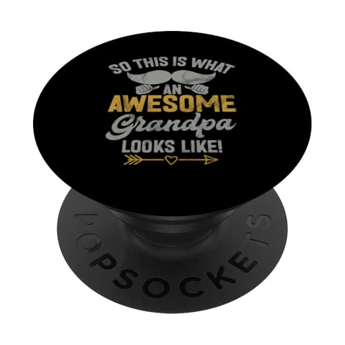 So sieht ein toller Opa aus Großvater Pops PopSockets Klebender PopGrip So sieht ein toller Opa aus Großvater Pops PopSockets Klebender PopGrip von Funny Grandpa Vintage Father's Day Gifts Granddad