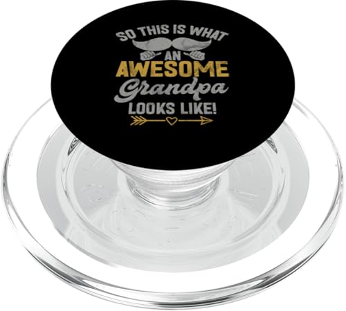So sieht ein toller Opa aus Großvater Pops PopSockets PopGrip für MagSafe So sieht ein toller Opa aus Großvater Pops PopSockets PopGrip für MagSafe von Funny Grandpa Vintage Father's Day Gifts Granddad