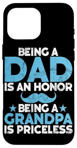 Vater zu sein ist eine Ehre Opa zu sein ist unbezahlbar Papa Hülle für iPhone 16 Pro Max von Funny Grandpa Vintage Father's Day Gifts Granddad