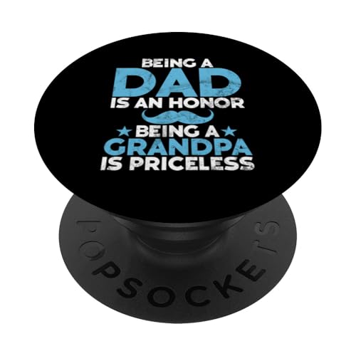 Vater zu sein ist eine Ehre Opa zu sein ist unbezahlbar Papa PopSockets Klebender PopGrip Vater zu sein ist eine Ehre Opa zu sein ist unbezahlbar Papa PopSockets Klebender PopGrip von Funny Grandpa Vintage Father's Day Gifts Granddad