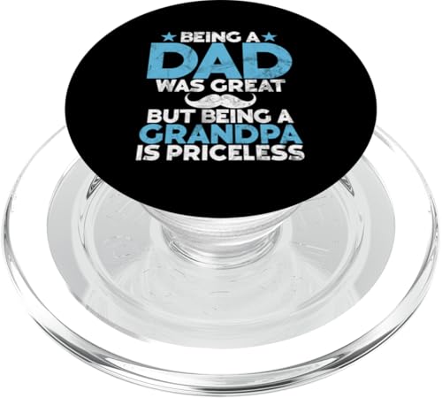Vater zu sein war toll, aber Opa zu sein ist unbezahlbar, Papa. PopSockets PopGrip für MagSafe Vater zu sein war toll, aber Opa zu sein ist unbezahlbar, Papa. PopSockets PopGrip für MagSafe von Funny Grandpa Vintage Father's Day Gifts Granddad