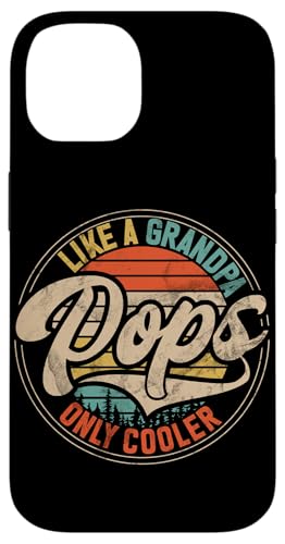 Wie Opa Pops Nur Cooler Großvater Opa Pops Hülle für iPhone 14 von Funny Grandpa Vintage Father's Day Gifts Granddad