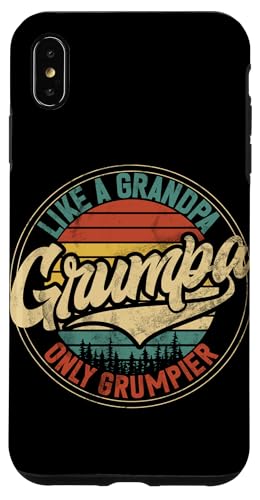 Wie ein Opa, Grumpa, nur mürrischer, Retro-Großvater Pops Hülle für iPhone XS Max Wie ein Opa, Grumpa, nur mürrischer, Retro-Großvater Pops Hülle für iPhone XS Max von Funny Grandpa Vintage Father's Day Gifts Granddad
