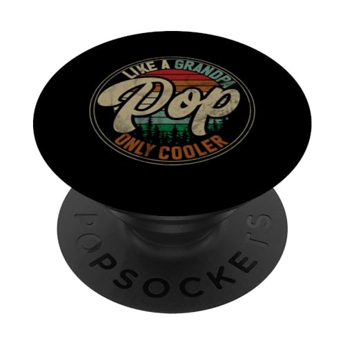 Wie ein Opa, Pop, nur cooler, Großvater, Großvater PopSockets Klebender PopGrip Wie ein Opa, Pop, nur cooler, Großvater, Großvater PopSockets Klebender PopGrip von Funny Grandpa Vintage Father's Day Gifts Granddad
