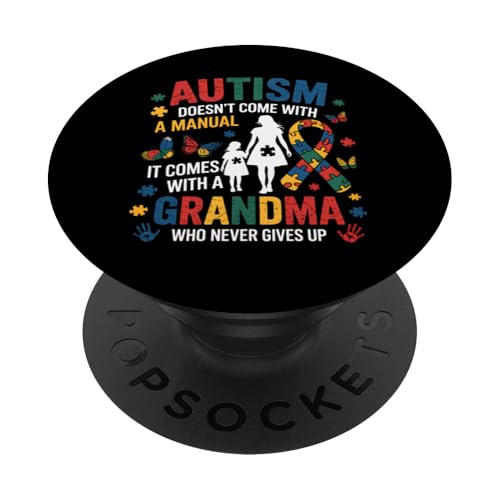 Bewusstseinsgeschenk für Oma wird nicht mit Handbuch geliefert PopSockets Klebender PopGrip Bewusstseinsgeschenk für Oma wird nicht mit Handbuch geliefert PopSockets Klebender PopGrip von Funny Graphic Tees For Women Men Kids