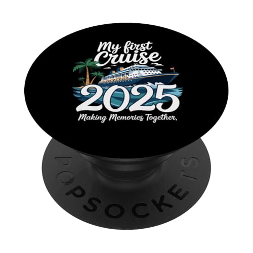 Cruise 2025 Das erste Cruiser-Familienurlaubs-Matching PopSockets Klebender PopGrip Cruise 2025 Das erste Cruiser-Familienurlaubs-Matching PopSockets Klebender PopGrip von Funny Graphic Tees For Women Men Kids