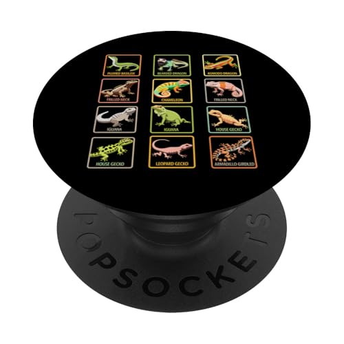 Eidechse Gecko Reptilien Amphibien Herpetologie Biologie Wissenschaft PopSockets Klebender PopGrip Eidechse Gecko Reptilien Amphibien Herpetologie Biologie Wissenschaft PopSockets Klebender PopGrip von Funny Graphic Tees For Women Men Kids