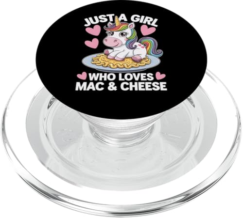Einhorn-Mac-Käse-Liebhaber, süßes magisches Feinschmecker-Geschenk PopSockets PopGrip für MagSafe von Funny Graphic Tees For Women Men Kids
