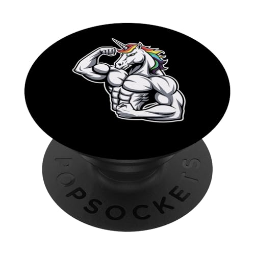Einhorn Workout Gym Motivation Starkes Einhorn PopSockets Klebender PopGrip Einhorn Workout Gym Motivation Starkes Einhorn PopSockets Klebender PopGrip von Funny Graphic Tees For Women Men Kids