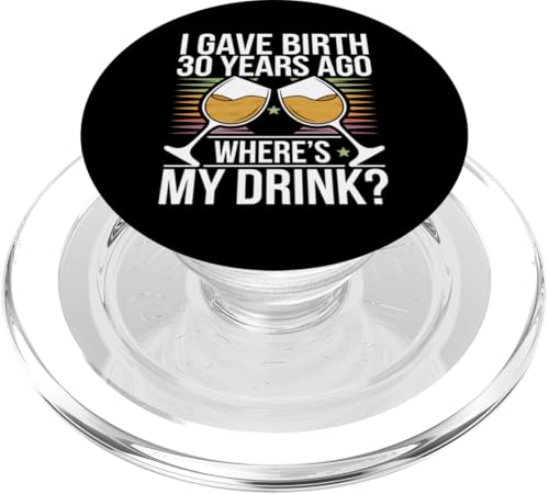 Geschenk zum 30. Geburtstag, Frauen haben vor 30 Jahren geboren PopSockets PopGrip für MagSafe Geschenk zum 30. Geburtstag, Frauen haben vor 30 Jahren geboren PopSockets PopGrip für MagSafe von Funny Graphic Tees For Women Men Kids