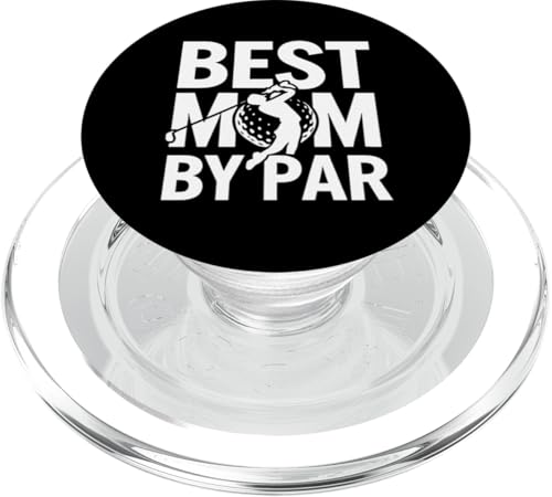 Golf Mom By Par Golfing Mama Golfer Geschenk PopSockets PopGrip für MagSafe von Funny Graphic Tees For Women Men Kids