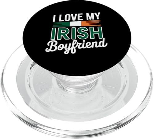 Irish Boyfriend Irland Kleeblatt Patrick's Day Geschenk PopSockets PopGrip für MagSafe Irish Boyfriend Irland Kleeblatt Patrick's Day Geschenk PopSockets PopGrip für MagSafe von Funny Graphic Tees For Women Men Kids