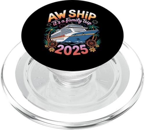 Kreuzfahrt 2025 Familienausflug Urlaub Matching Group PopSockets PopGrip für MagSafe von Funny Graphic Tees For Women Men Kids