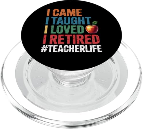 Lehrer im Ruhestand kam unterrichtet Geliebter Lehrer im Ruhestand PopSockets PopGrip für MagSafe Lehrer im Ruhestand kam unterrichtet Geliebter Lehrer im Ruhestand PopSockets PopGrip für MagSafe von Funny Graphic Tees For Women Men Kids