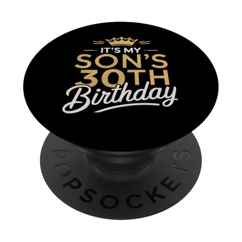 Lustiges Geschenk zum 30. Geburtstag für Sohn von Son Thirty PopSockets Klebender PopGrip Lustiges Geschenk zum 30. Geburtstag für Sohn von Son Thirty PopSockets Klebender PopGrip von Funny Graphic Tees For Women Men Kids