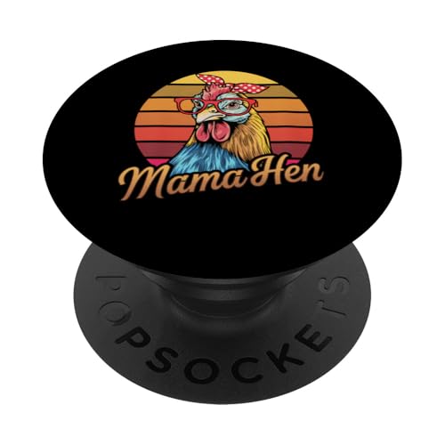 Mama Henne Huhn Mama Leben Lustiger Bauernhof Tierliebhaber PopSockets Klebender PopGrip von Funny Graphic Tees For Women Men Kids