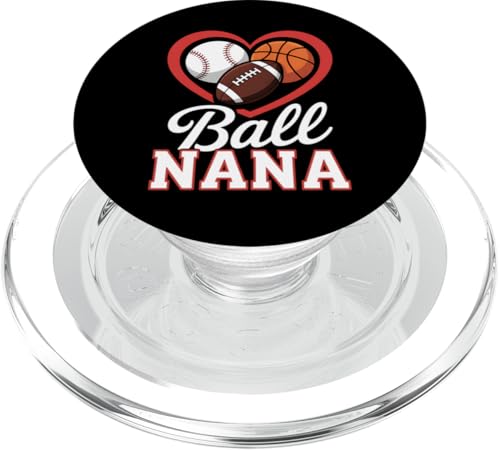 Nana Basketball Baseball Fußball Sport Fan Geschenk PopSockets PopGrip für MagSafe von Funny Graphic Tees For Women Men Kids
