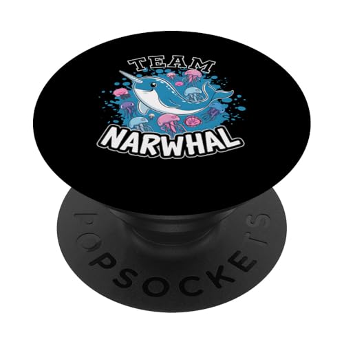 Narwal Einhorn Wal Meer Aquarium Liebhaber Neuheit PopSockets Klebender PopGrip von Funny Graphic Tees For Women Men Kids
