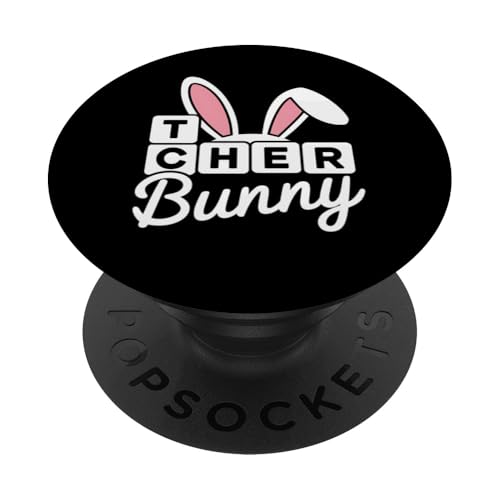 Oster-Lehrer-Hasen-Geschenkkorb Stuffers Eggs Hunt Kostüm PopSockets Klebender PopGrip Oster-Lehrer-Hasen-Geschenkkorb Stuffers Eggs Hunt Kostüm PopSockets Klebender PopGrip von Funny Graphic Tees For Women Men Kids