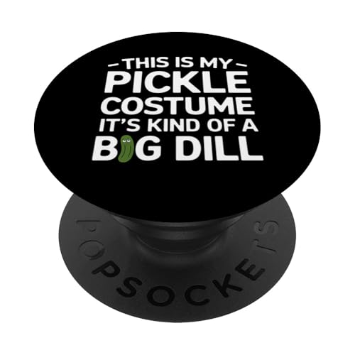Pickle Kostüm Halloween Big Dill Lustiges Wortspiel Geschenk PopSockets Klebender PopGrip Pickle Kostüm Halloween Big Dill Lustiges Wortspiel Geschenk PopSockets Klebender PopGrip von Funny Graphic Tees For Women Men Kids