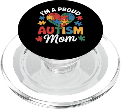 Puzzleteile zur Unterstützung von Mama Awareness Month, Geschenk PopSockets PopGrip für MagSafe Puzzleteile zur Unterstützung von Mama Awareness Month, Geschenk PopSockets PopGrip für MagSafe von Funny Graphic Tees For Women Men Kids