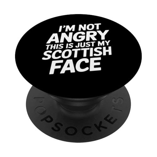 Schottisches Gesicht, lustiges schottisches Geschenk, Stolz Schottlanddistel PopSockets Klebender PopGrip Schottisches Gesicht, lustiges schottisches Geschenk, Stolz Schottlanddistel PopSockets Klebender PopGrip von Funny Graphic Tees For Women Men Kids