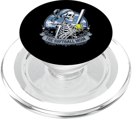 Softball Mutter Skelett Halloween Kostüm Sport Geschenk PopSockets PopGrip für MagSafe Softball Mutter Skelett Halloween Kostüm Sport Geschenk PopSockets PopGrip für MagSafe von Funny Graphic Tees For Women Men Kids