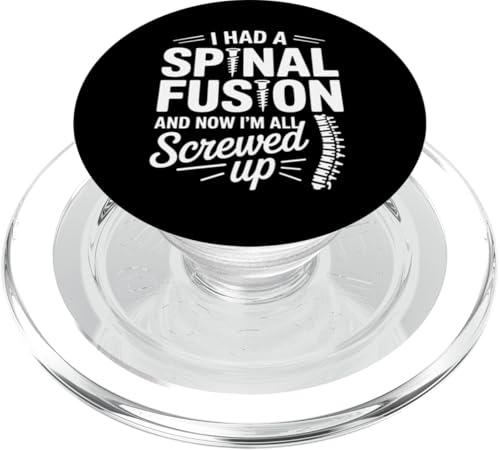 Spinal Fusion Chirurgie Erholung Well Geschenk PopSockets PopGrip für MagSafe von Funny Graphic Tees For Women Men Kids
