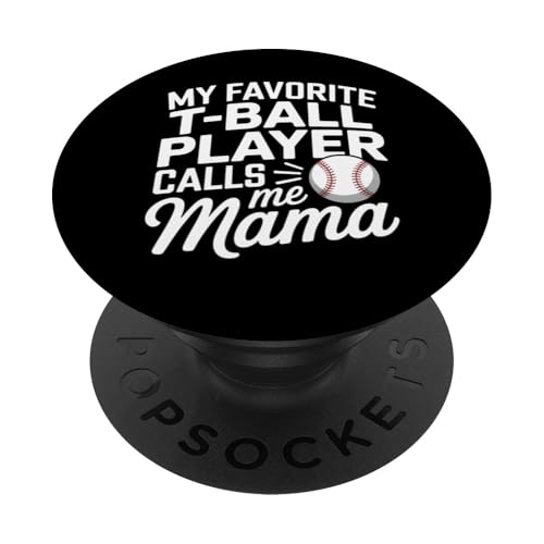TBall Player Calls Mama Muttertagsgeschenk PopSockets Klebender PopGrip TBall Player Calls Mama Muttertagsgeschenk PopSockets Klebender PopGrip von Funny Graphic Tees For Women Men Kids