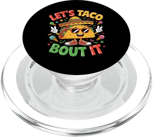 Taco Tuesday Cinco De Mayo Mexikanisches Geschenk für Essensliebhaber PopSockets PopGrip für MagSafe von Funny Graphic Tees For Women Men Kids
