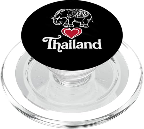 Thailand Elefant Urlaub Reise Souvenir Geschenk PopSockets PopGrip für MagSafe von Funny Graphic Tees For Women Men Kids