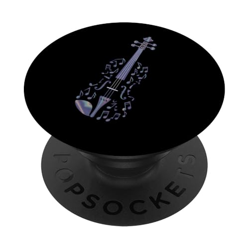 Violine Musiknoten Musiker Orchester Spieler Lustiges Geschenk PopSockets Klebender PopGrip von Funny Graphic Tees For Women Men Kids