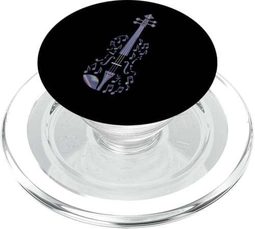 Violine Musiknoten Musiker Orchester Spieler Lustiges Geschenk PopSockets PopGrip für MagSafe von Funny Graphic Tees For Women Men Kids